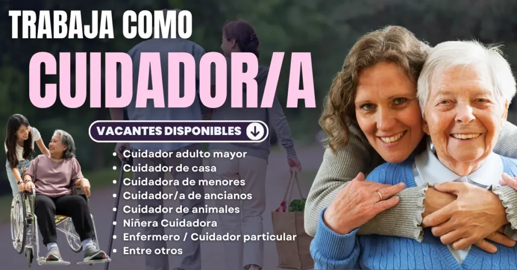 trabajo para cuidador