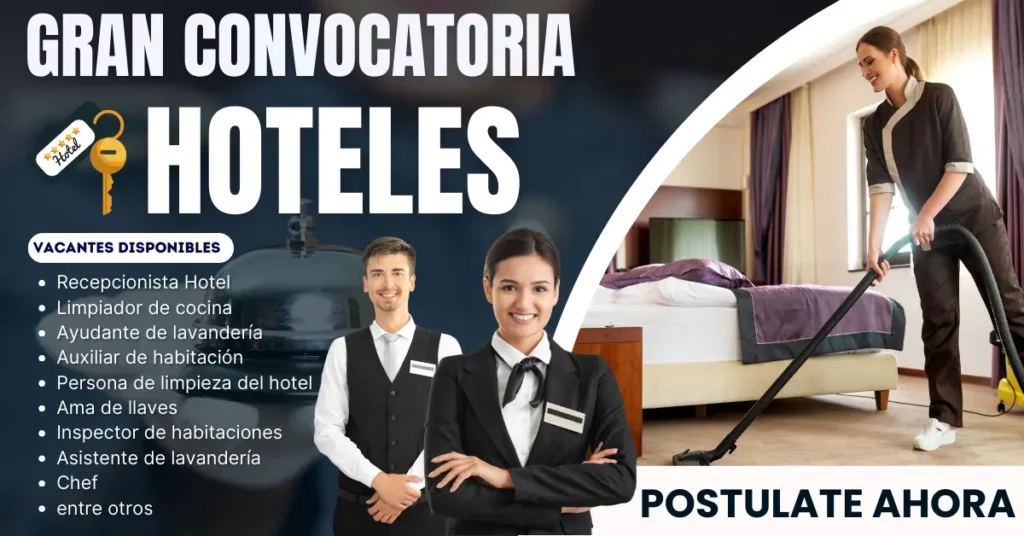 CONVOCATORIA EN HOTELES